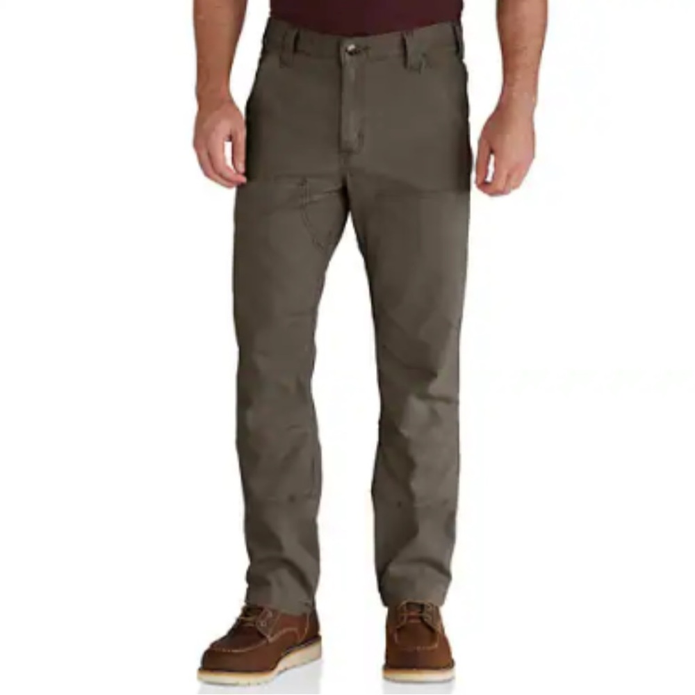 Carhartt Relaxed Straight Rigby Double-Front Canvas Dungaree Work Pants 
102802